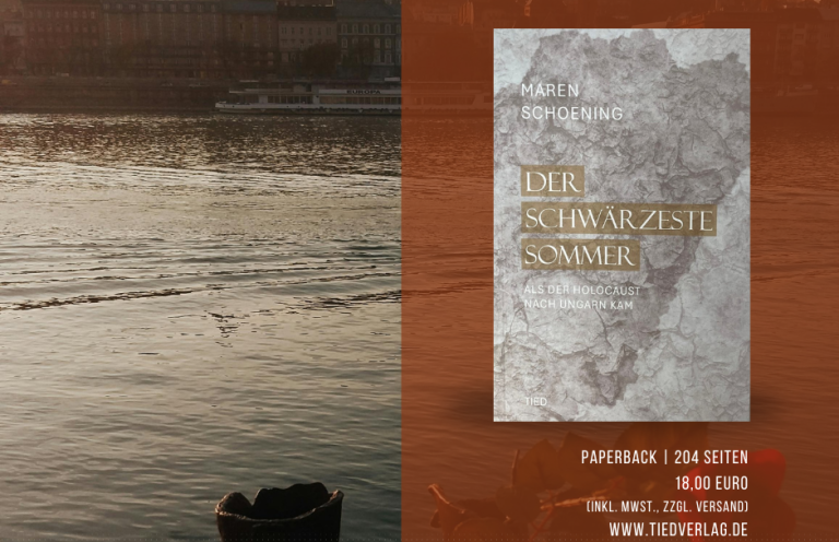 Cover eines Buches mit dem Titel "Der schwarzeste Sommer" in goldener Schrift.